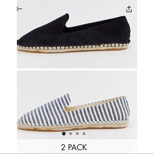 ASOS Design Espadrille 2 pack